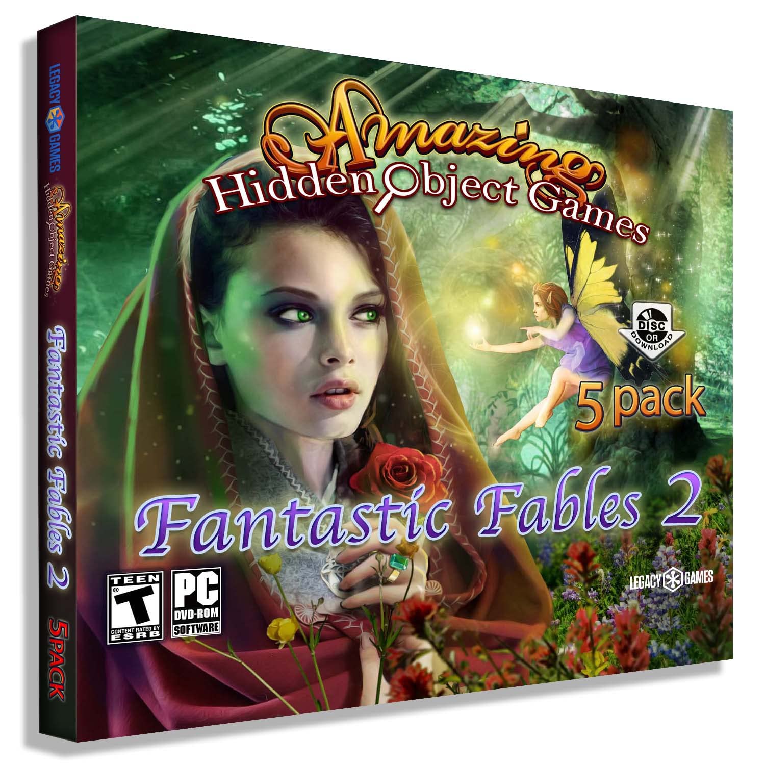 Legacy Games Amazing Hidden Object Games for PC: Fantastic Fables Vol. 2 (5 Game