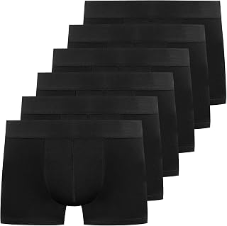 YouShow Men's Cotton 6/12 Pack Boxer Briefs Underwear Men