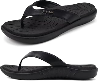 jiajiale Womens Orthotic Arch Support Flip Flops Cushion Yoga Mat Sandals