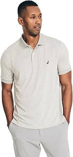Nautica Classic Short Sleeve Solid Polo Shirt Men's Polo Shirt