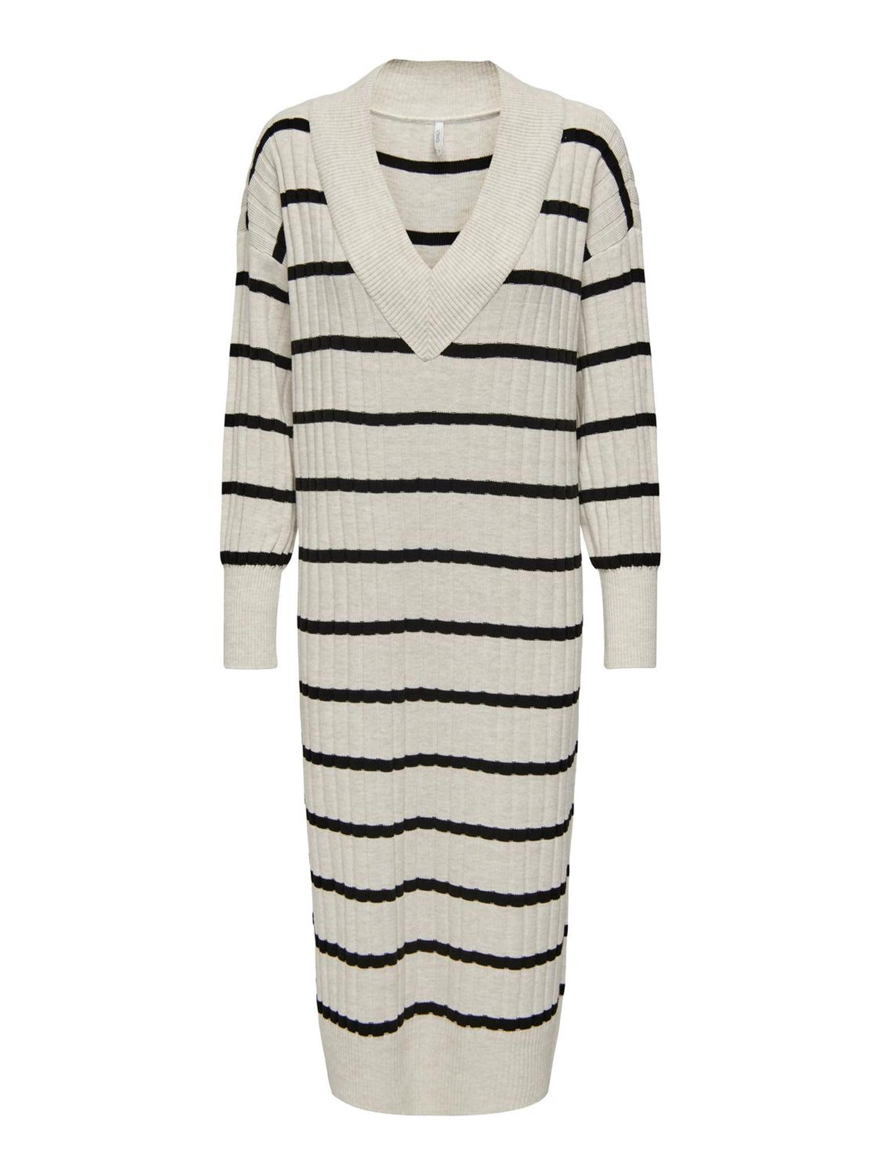 ONLY Onlnew Tessa L/S Midi V Dress Knt Noos Women's Dress
