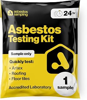 Asbestos Test Kit (1 Sample Only) Includes NEXT DAY UKAS Lab Testing Fee, Instructions, Return Postage