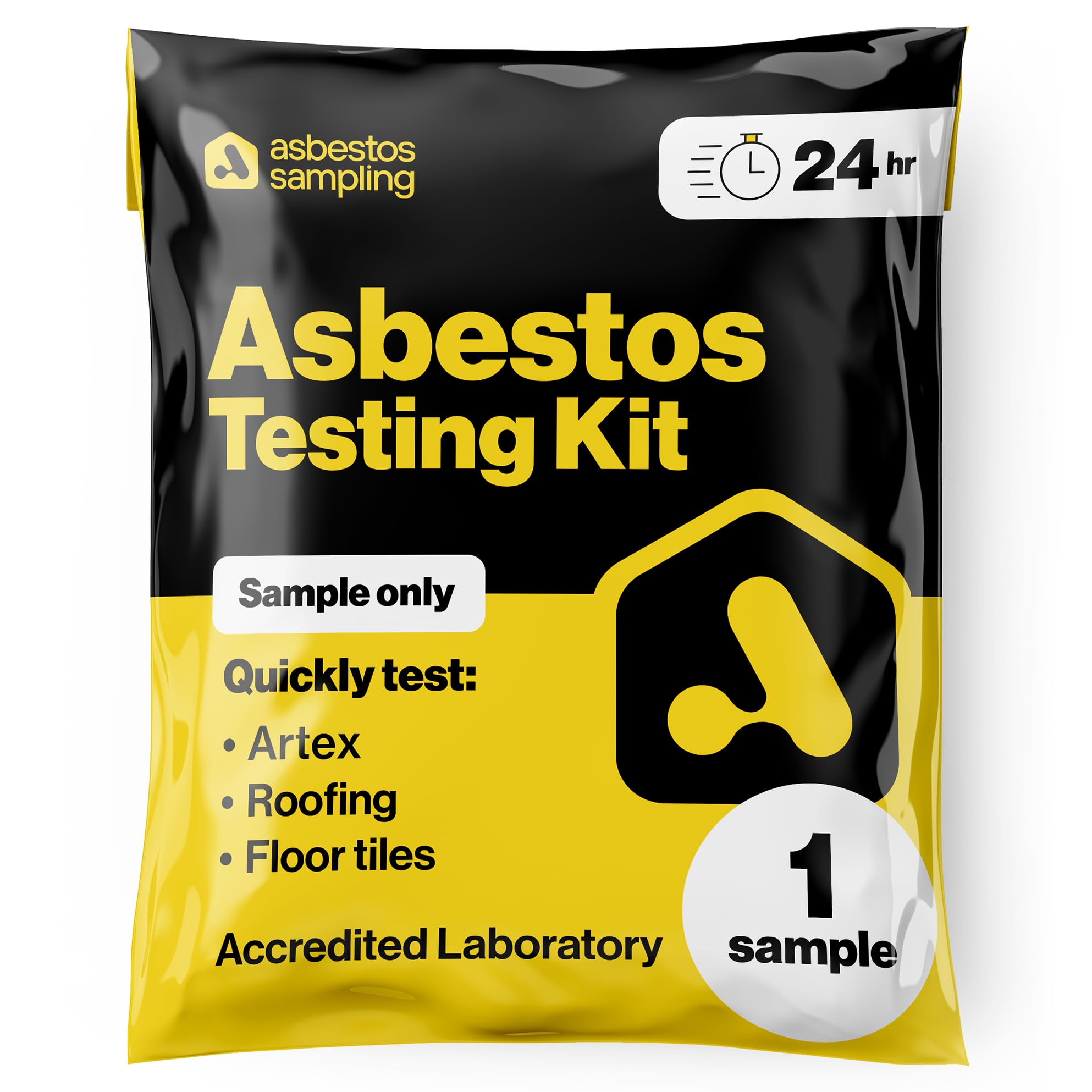 Asbestos Test Kit (1 Sample Only) Includes NEXT DAY UKAS Lab Testing Fee, Instru