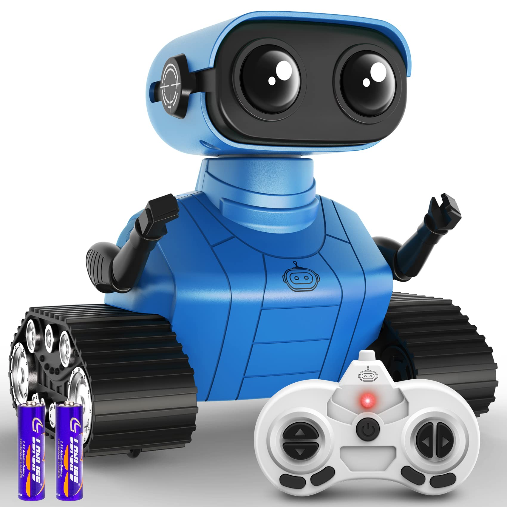 Hamourd Robot Toys for Boys Girls, Rechargeable Remote Control Emo Robots with A