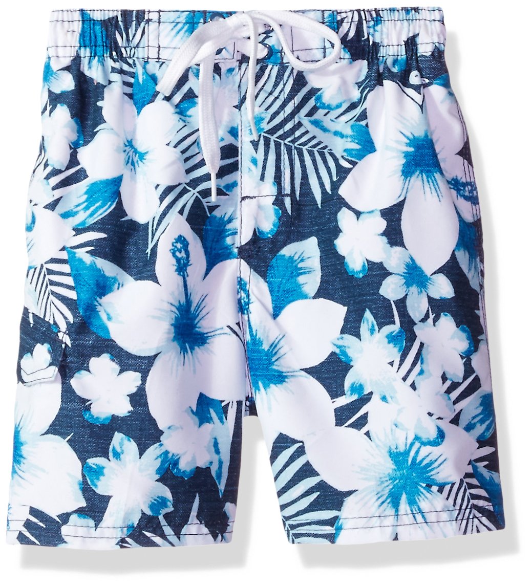 Kanu Surf Boys Hangout Floral Quick Dry Beach Board Shorts Swimming Trunks Swimm