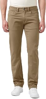 Buffalo David Bitton Men's Non-Denim Straight Leg Six French Terry Pants with Cotton Blend Stretch Jeans