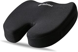 LS Memory Foam Seat Cushion Ergonomic Chair Pad with Back Support for Office Chair Gaming Chair Desk Chair and Office Desk Use