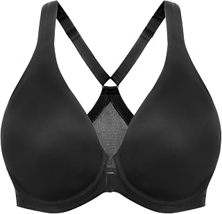 MELENECA Women's Front Closure Racerback Underwire Bra Full Coverage