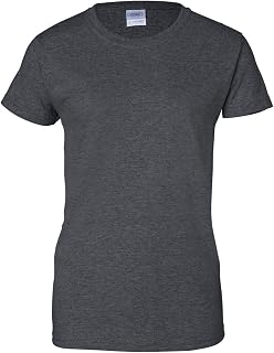 Gildan Men's Ultra Cotton Crew Neck Short Sleeved T Shirt Top Classic Item Men's