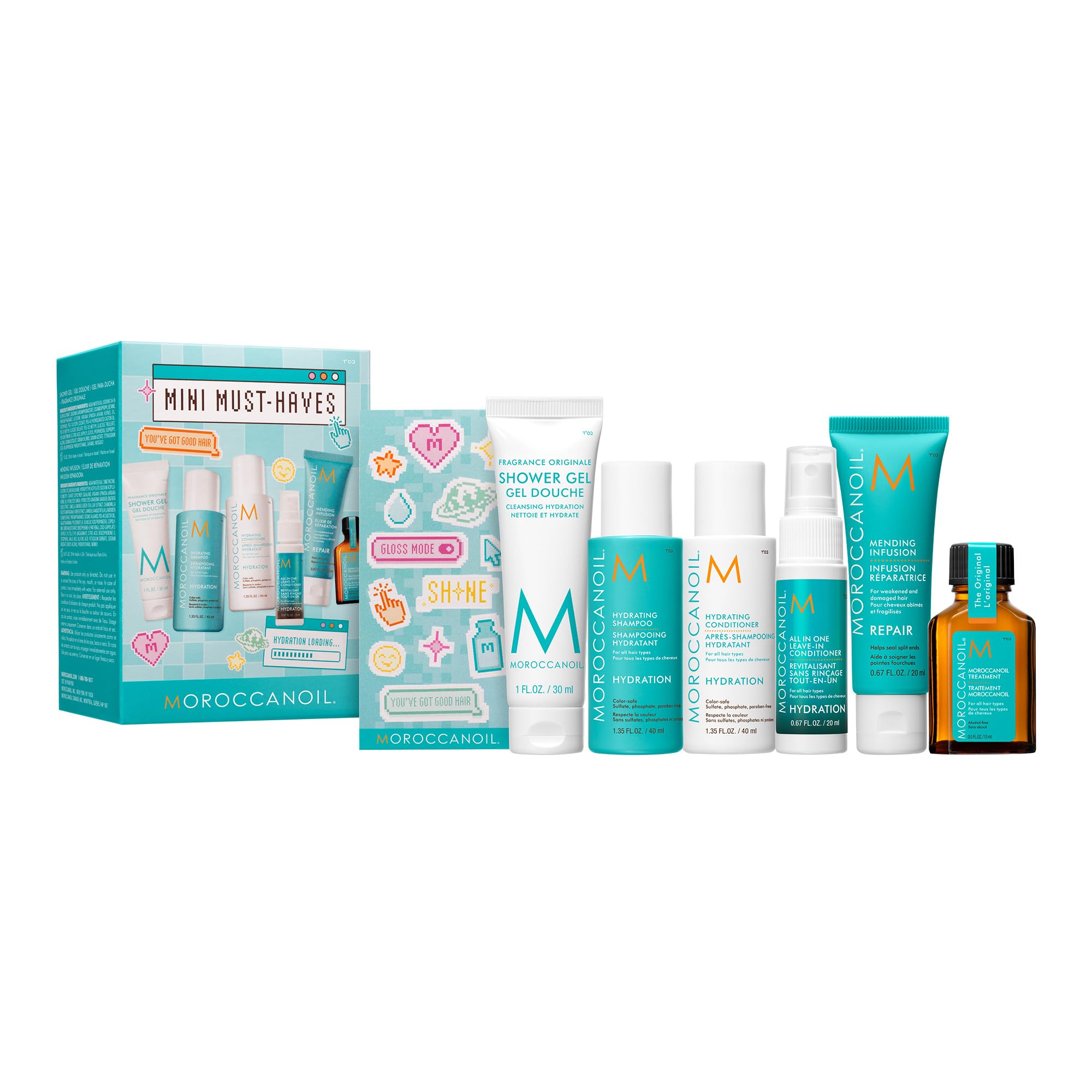 Moroccanoil Mini Must-Haves - Deluxe Sampler Set | Hydrating, deluxe sample size