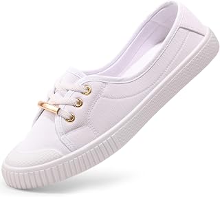 Harvest Land Women's Sneaker Low Top Canvas Fashion Slip on Shoes