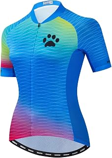 Women's Cycling Jersey Short Sleeve Bike Shirt Top Lady Biking Clothing