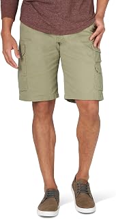 Wrangler Authentics Mens Stretch Twill Cargo ShortsCargo Shorts