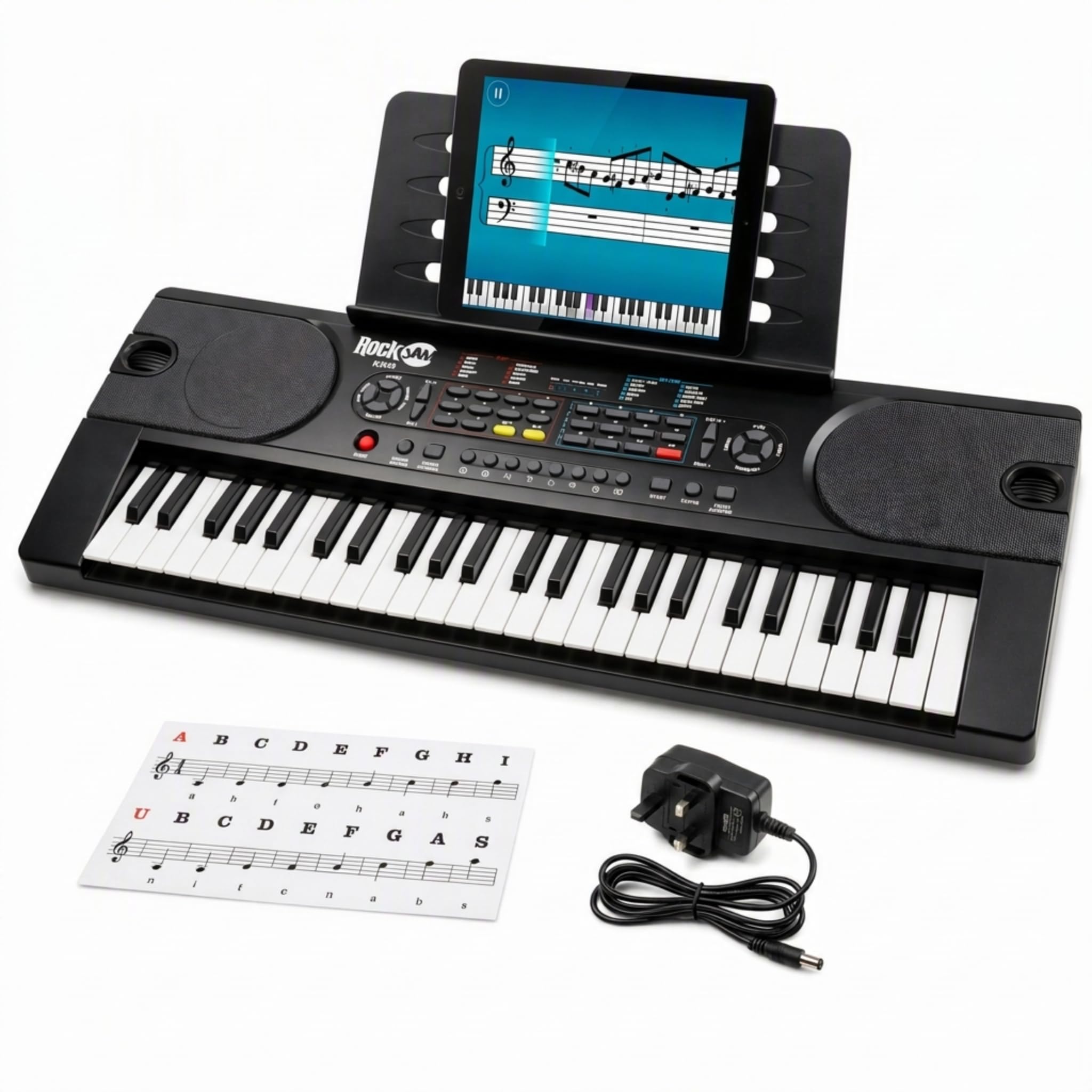 RockJam RJ549 49 Key Keyboard Piano for Beginners | Beginner 49 key electronic k