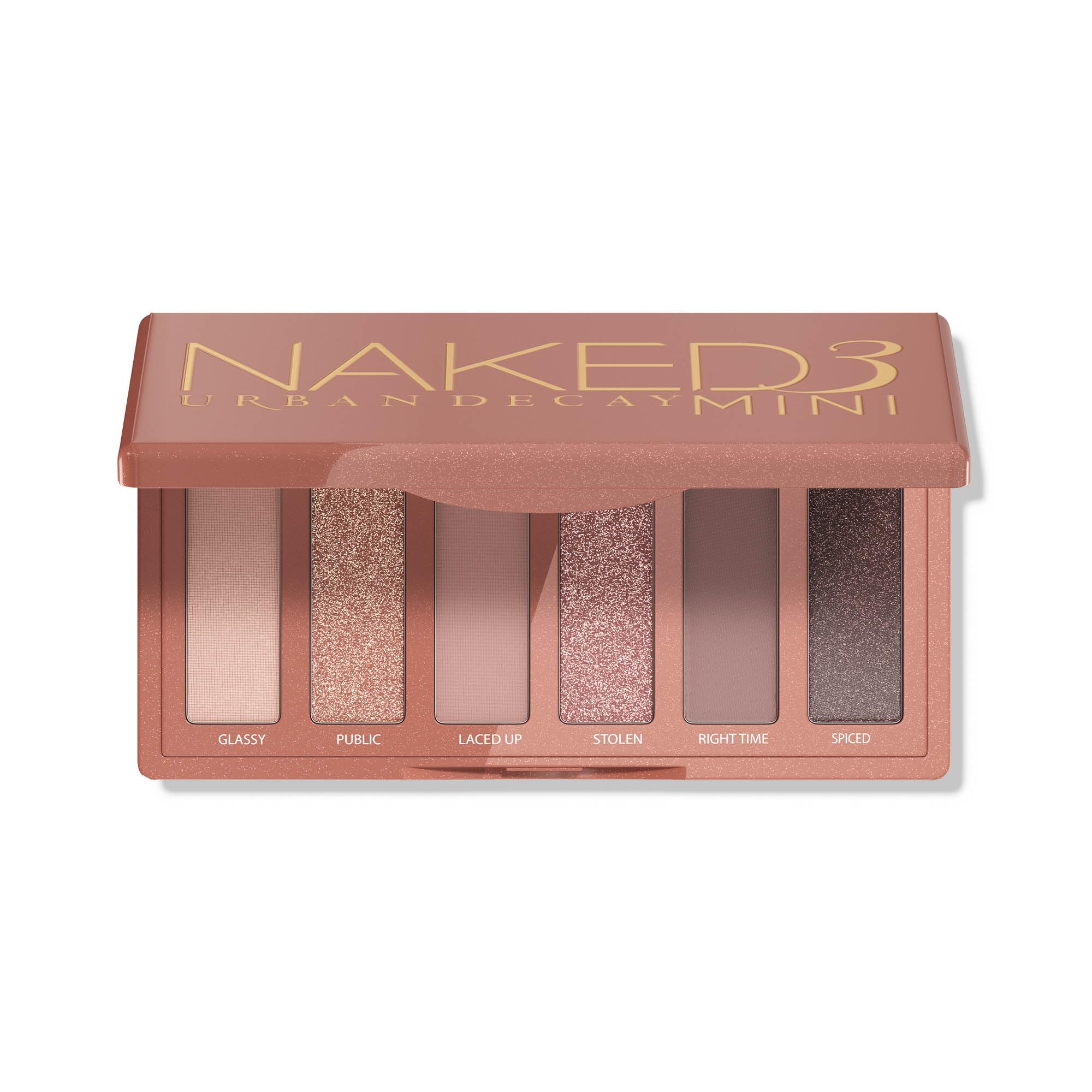 Urban Decay Naked3 Mini Eyeshadow Palette - 6 Rosy Pink Neutral Shadows | Ultra-