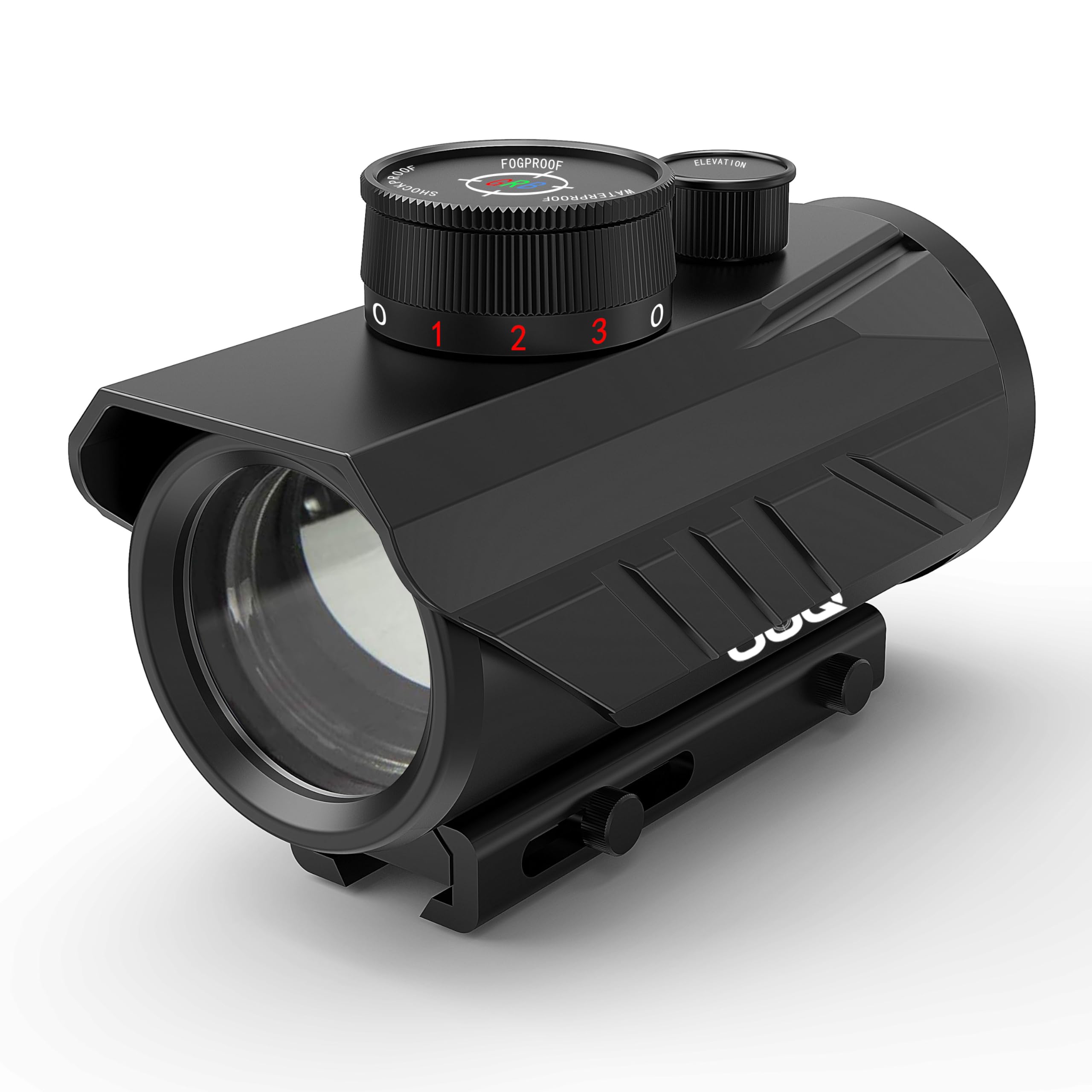 UUQ Tactical 1x30mm Reflex Green/Red/Blue 3 MOA Dot Sight with Dichroic Multi-La