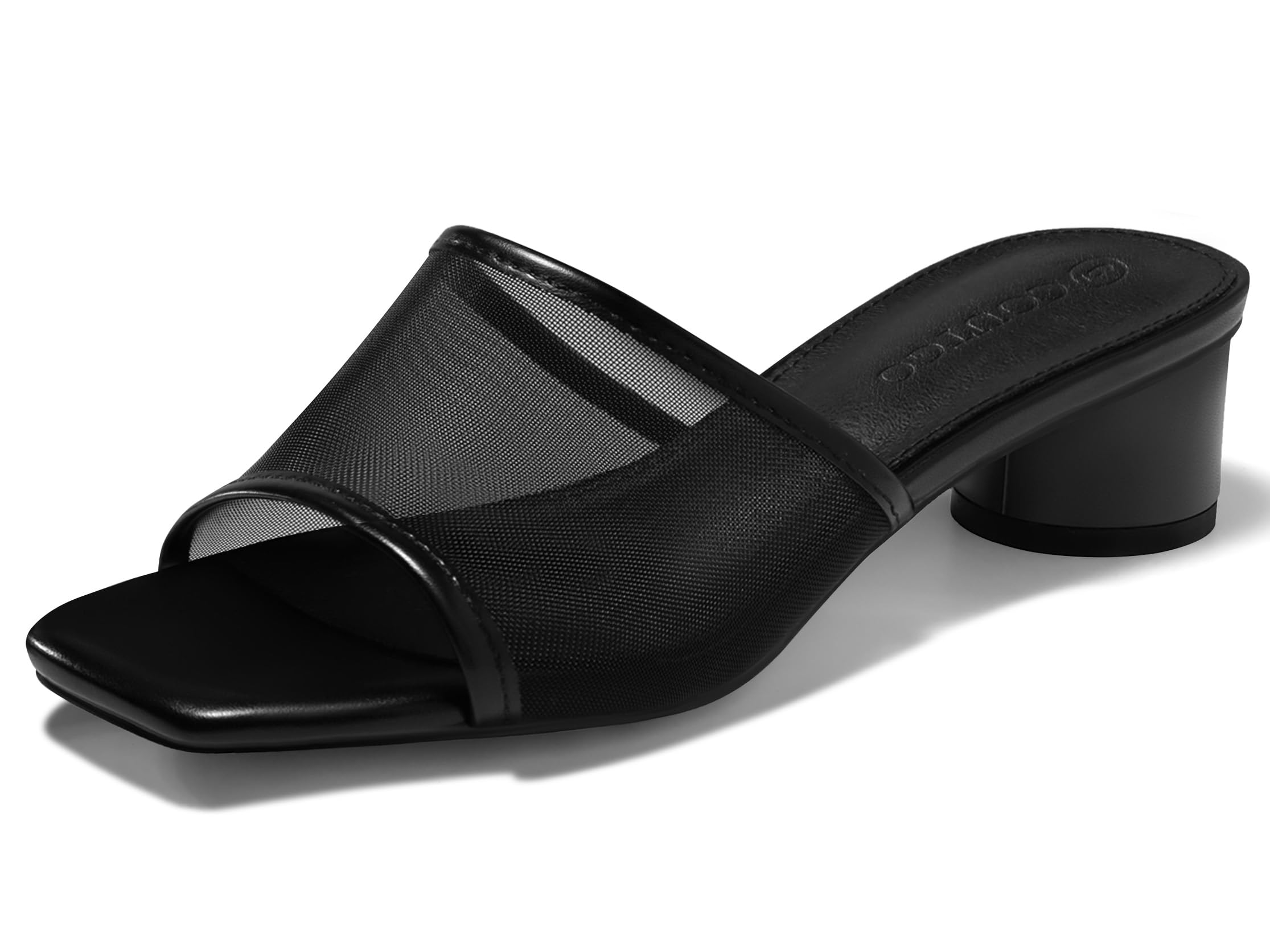 Coutgo Womens Chunky Heel Open Toe Sandals