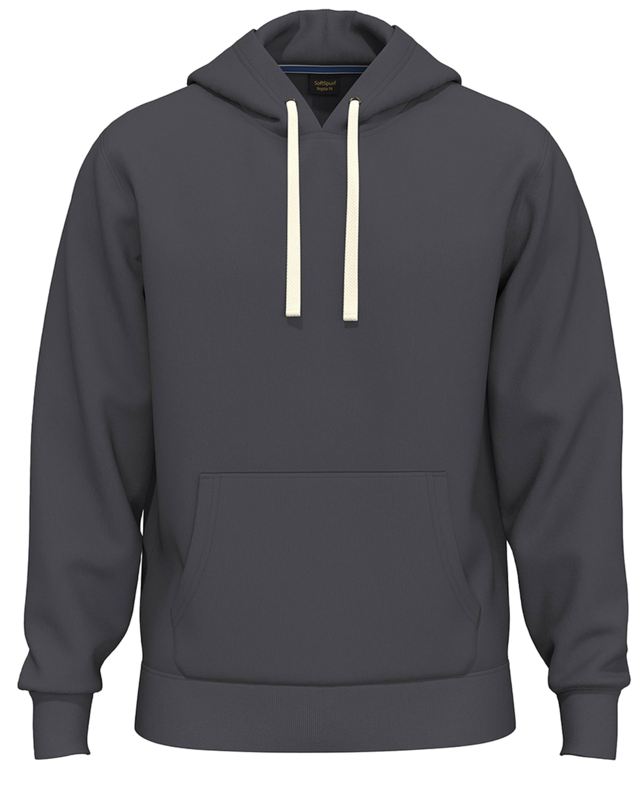 SoftSpun Men's Hoodies | 100% Original Plain Cotton Fleece Hoodies