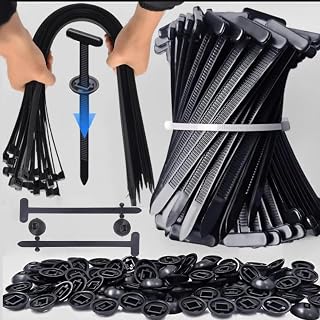 Nylon Cable Tie Buckle Auto Fastener Screw Replacement Clip Car Fender Trunk Engine Guard Panel Wire Management Tool (1pcs)