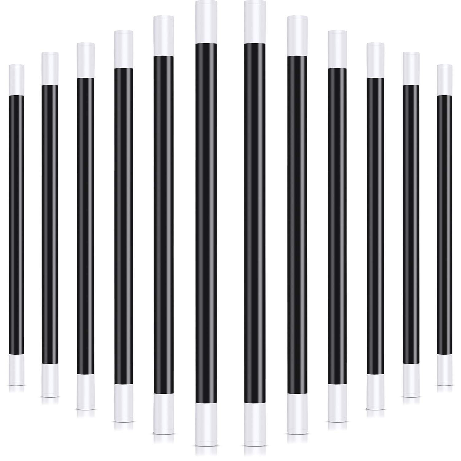 Gejoy 12 Pcs 10 Inch Magic Wands Set, Magician Wand Halloween Party Favor | Plas
