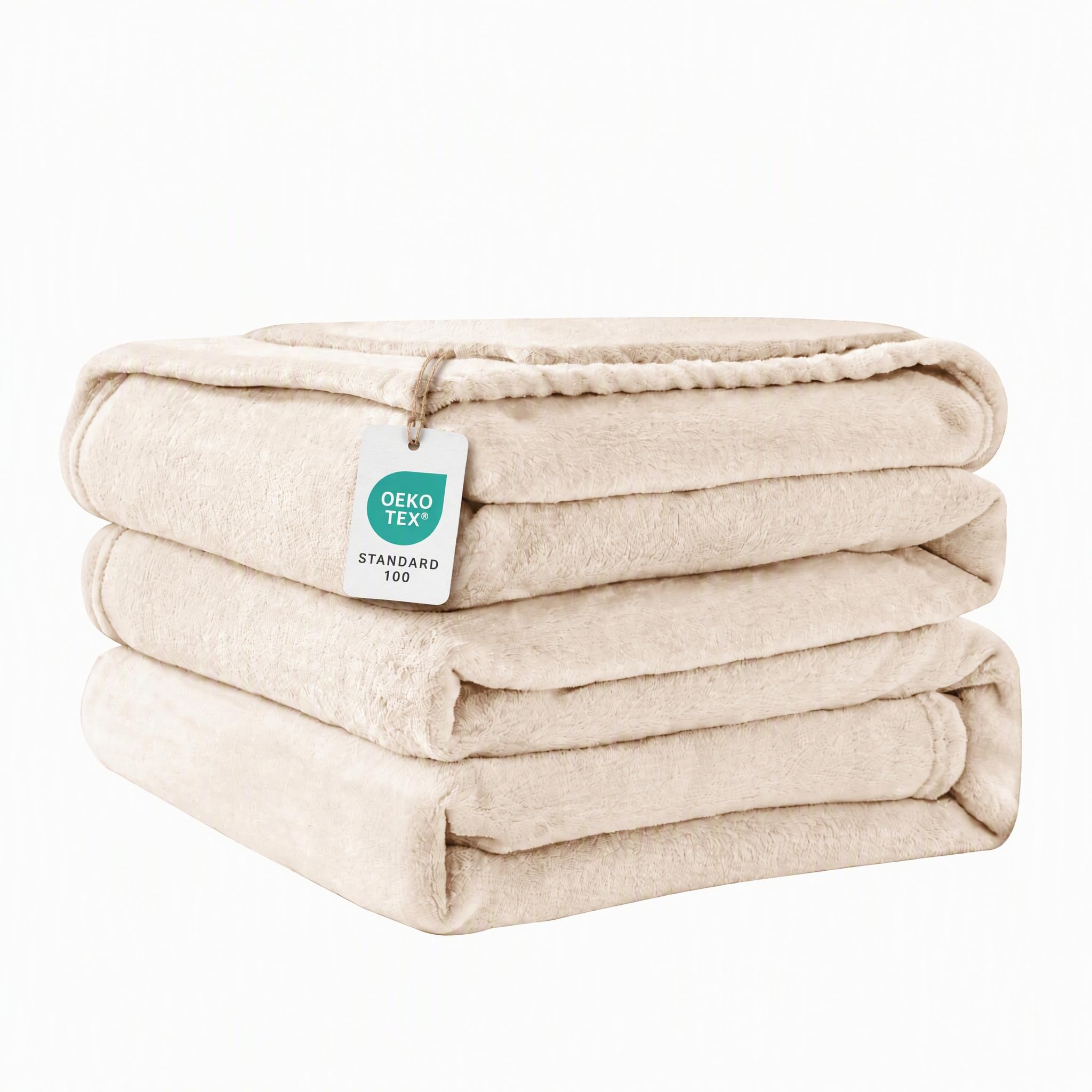 Good Nite Fleece Throw Blanket 130x150cm Soft Flannel Blanket for Sofa Bed