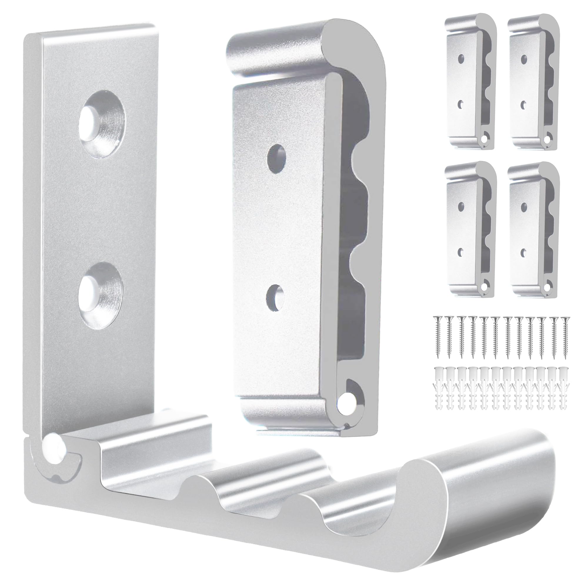 OHIYO Folding Wall Hooks, 6 Pack Wall Hooks for Hanging Coats, Towel, Hangers, H