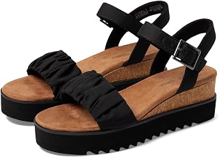 TOMS Women's 10019743 Diana Wedge Sandals with Ankle Strap