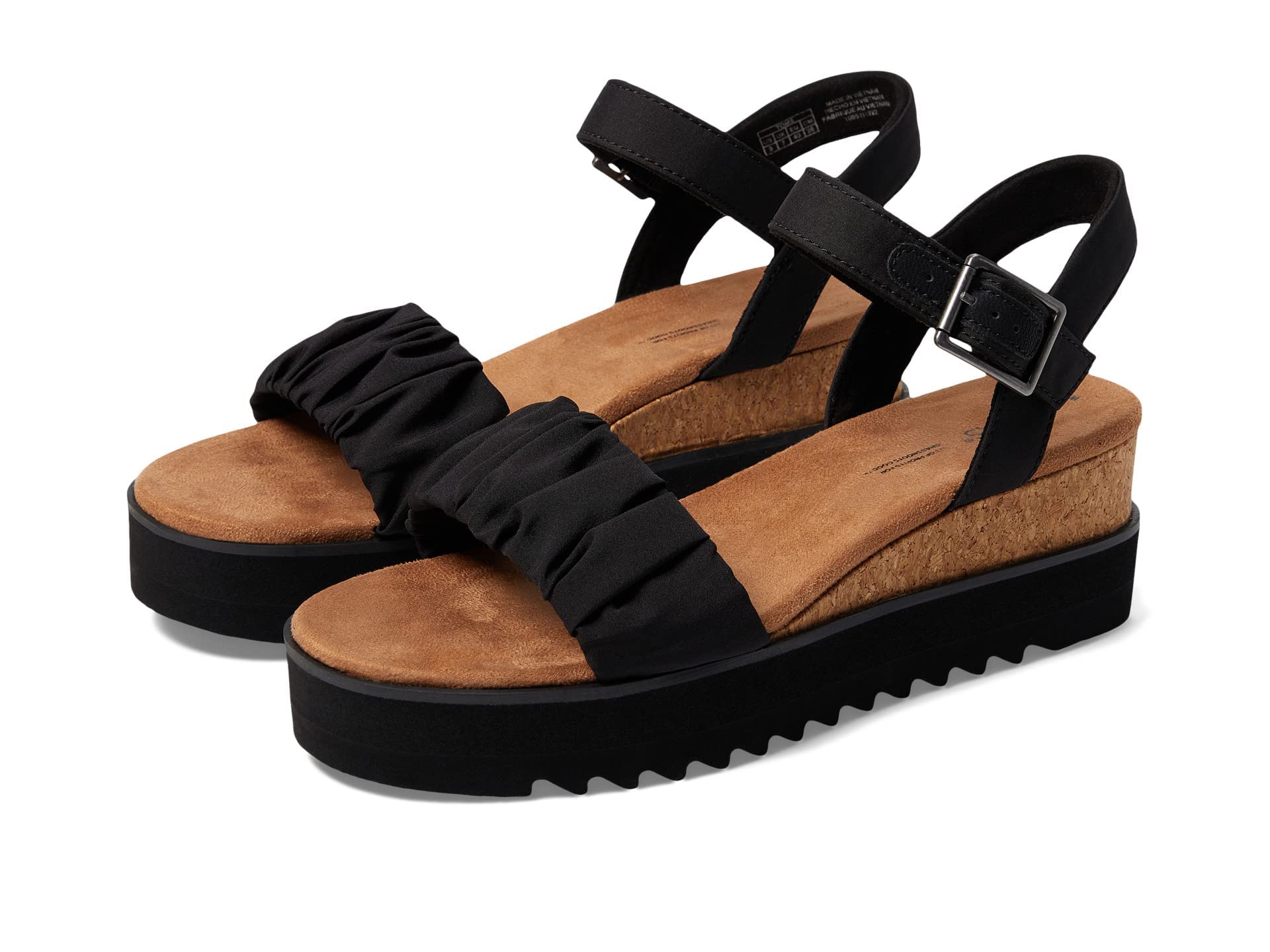 TOMS Women's 10019743 Diana Wedge Sandals with Ankle Strap