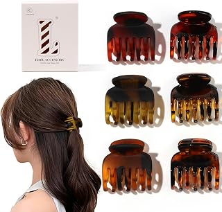 Medium Hair Clips for Women - Double Row Matte Jaw Clips for Thick, Thin and Medium Hairstyles, Non Slip Hair Accessories for Women, Strong Hold No