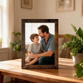 4x6 Photo Frame Table Top Photo Frame Wedding Home Decoration Brown