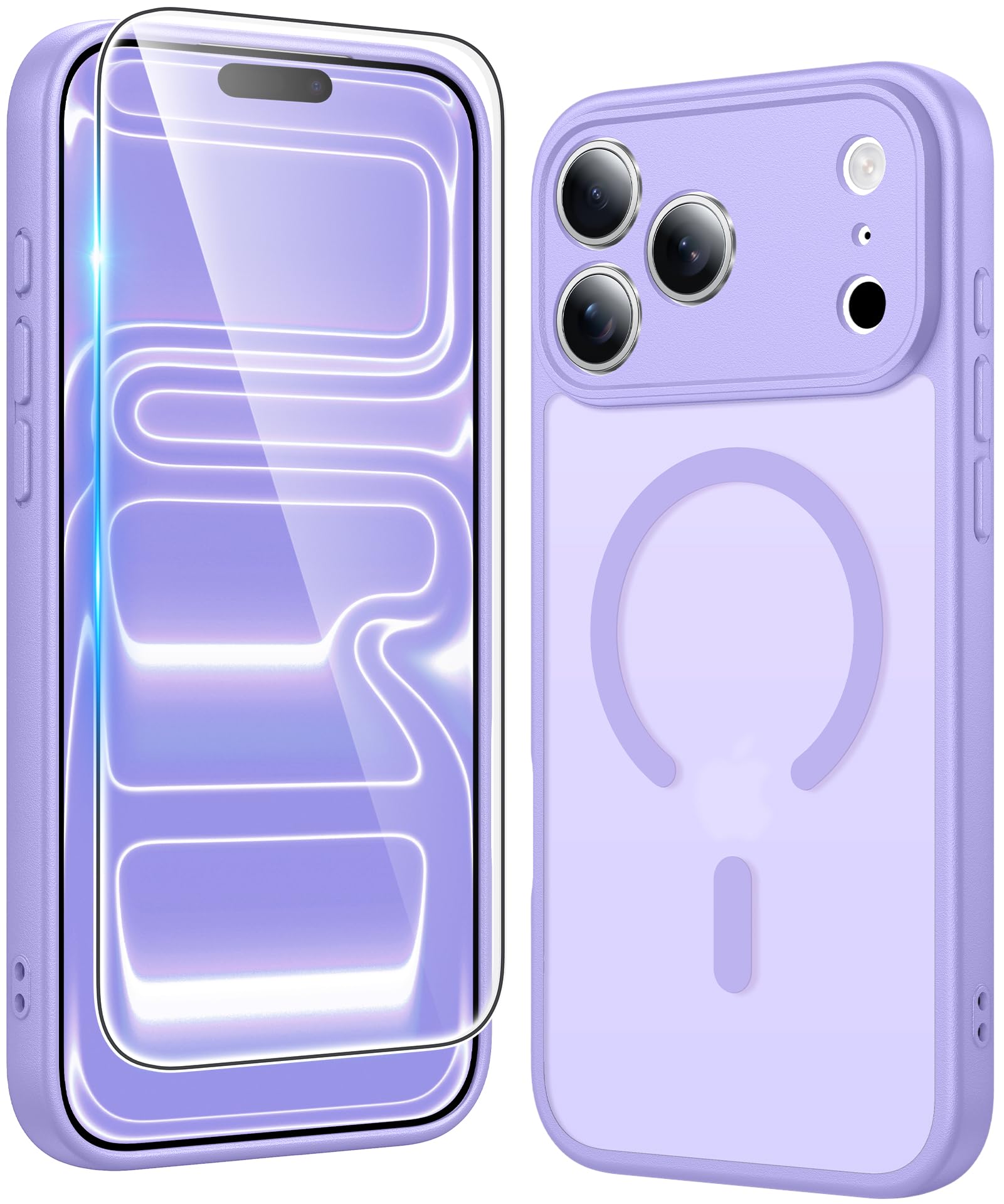 FNTCASE Magnetic for iPhone 18 Pro Max/iPhone 17 Pro Max Case, Purple | Fit for 