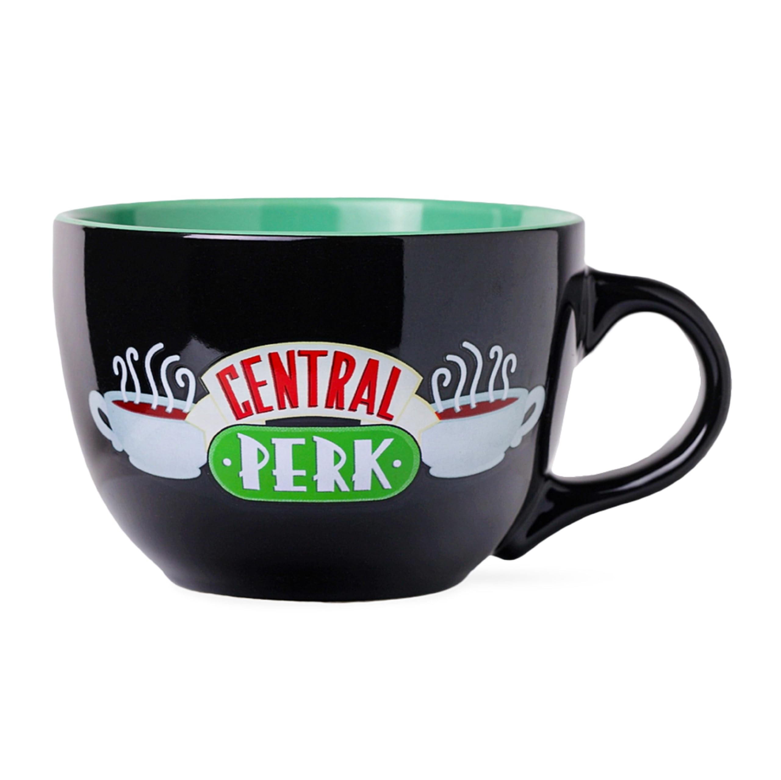 Silver Buffalo FRIENDS Central Perk, Ceramic Soup Mug, 24oz | Oversized for Coff