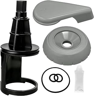 2" Hot Tub Diverter Valve Kit Stem with Cap Handle & O-Rings Replacement for Hydroair CMP Waterway