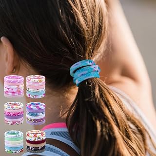 36 Pieces Hair Scrunchies for Women Thick Hair Accessories Elastic Ponytail Holders for Daily Use