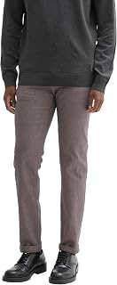 Tom Tailor Men's Slim Fit Stretch Chino Trousers with Belt 1037653