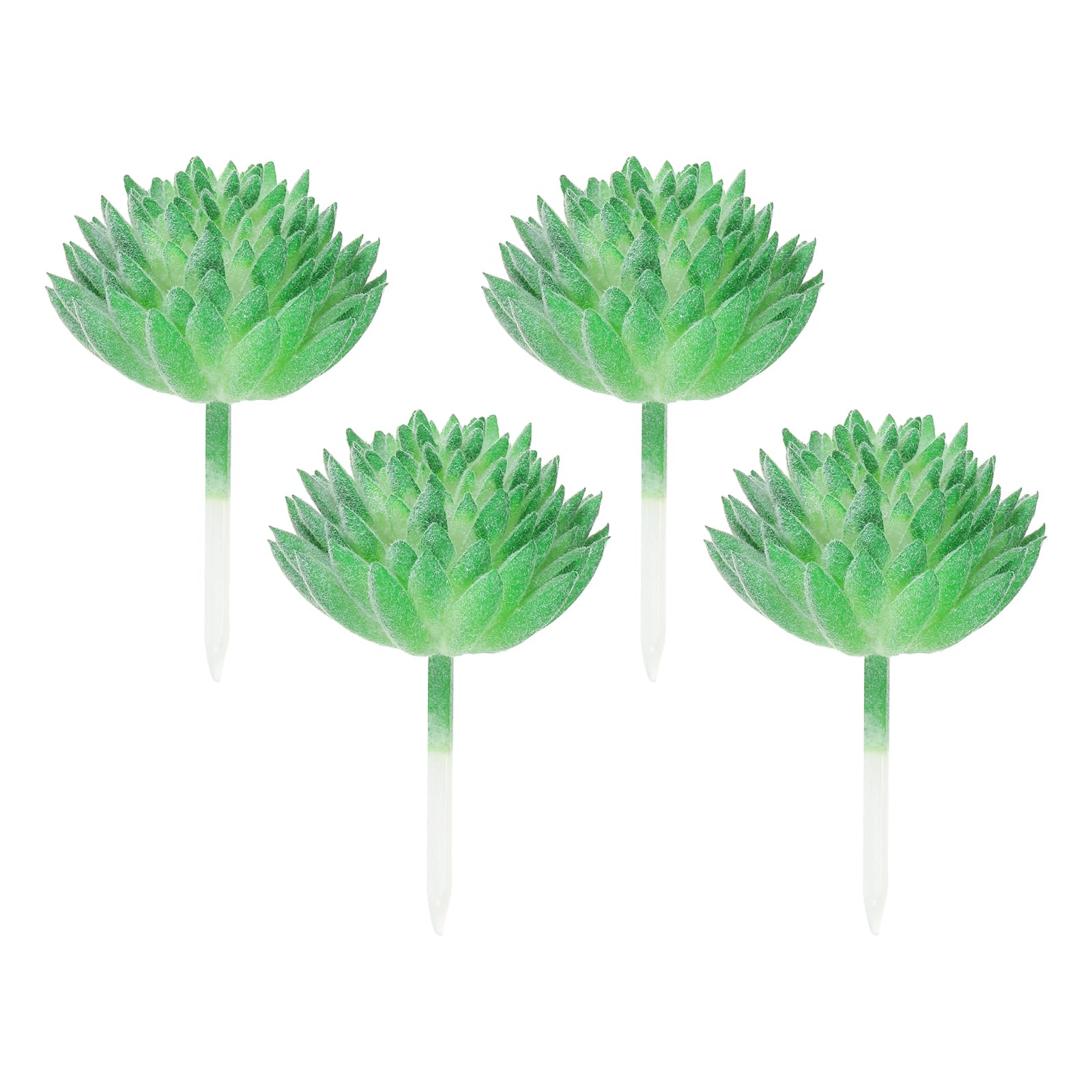 Artificial Succulent Plants 4 Pack Fake Succulent Plants Without Pot, Small Fake
