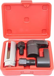 A ABIGAIL 5 PCS Automotive O2 Oxygen Sensor Socket Offset 02 sensor Wrench Remover Tool and Thread Chaser Tool