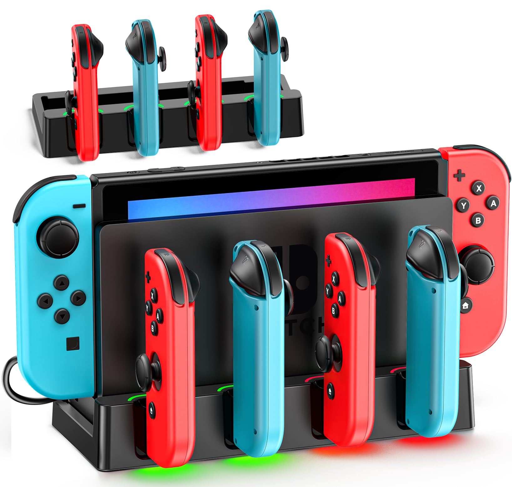Switch Charging Dock for Joycons, Controller Charger Station for Nintendo Switch