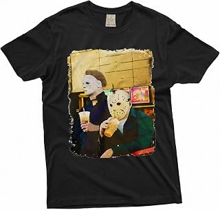 Michael Myers Drinking Coffee For Him Funny Halloween Movie Inspired T-Shirt