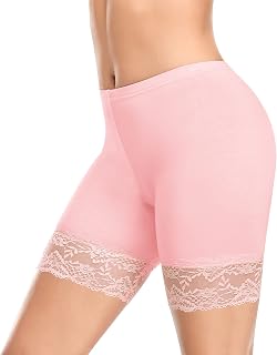 YARRCO Women's Underwear Short Underwear Lace High Waist Summer Underwear