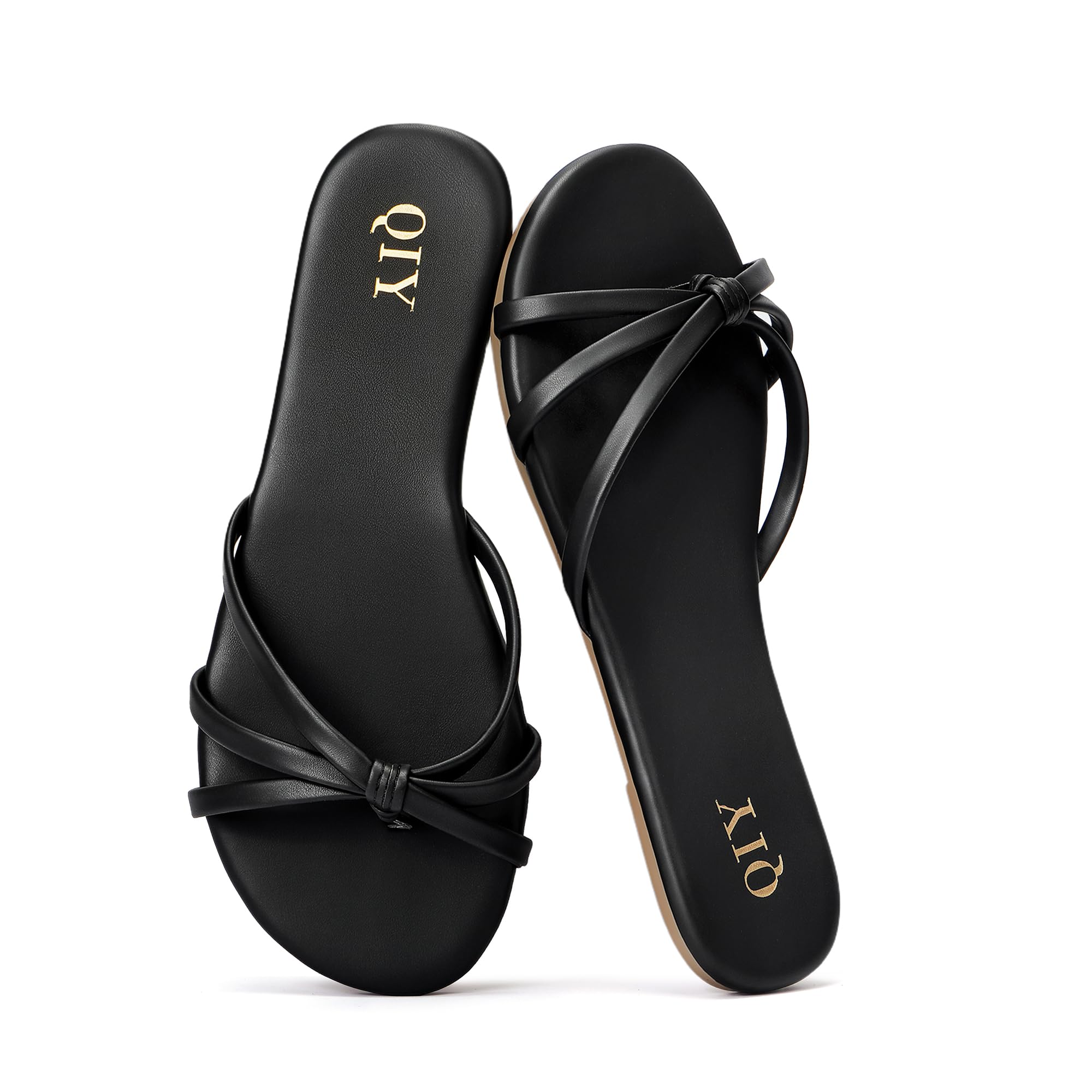 Women's Flip Flops Flat Sandals Slip on Slide Sandals Summer Thong Flats