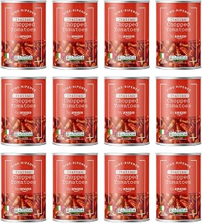 by Amazon Italian Chopped Tomatoes, 400g, Pack of 12