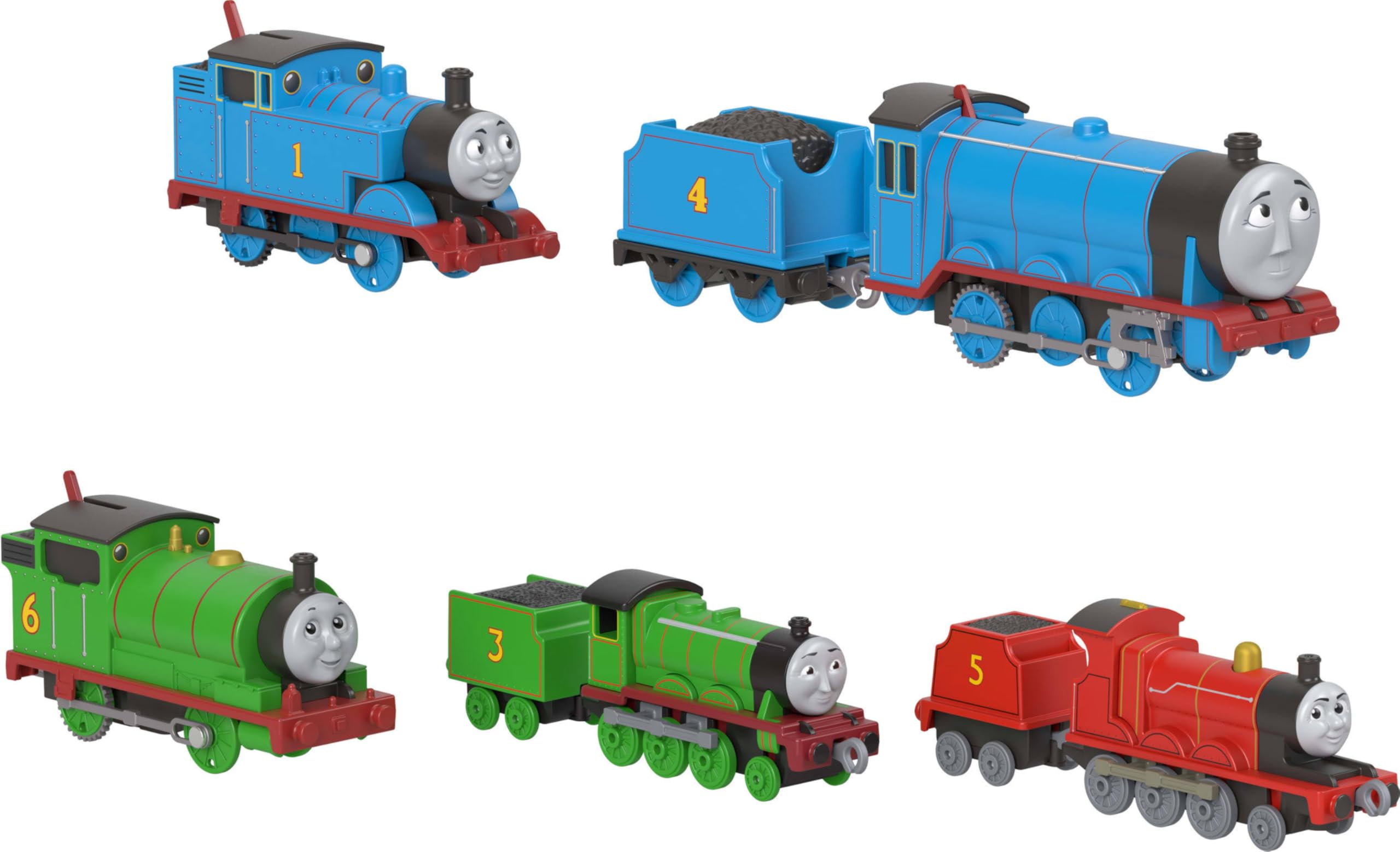 THOMAS & FRIENDS Multipack with 5 Engines & Playmat from Fisher-Price | Includes