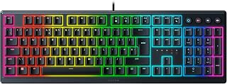 Razer Ornata V3 - Low-profile Mecha-membrane Keyboard with Razer Chroma RGB (Hybrid Mecha-Membrane Switch, Ergonomic Wrist Rest) QWERTY UK Layout | Black