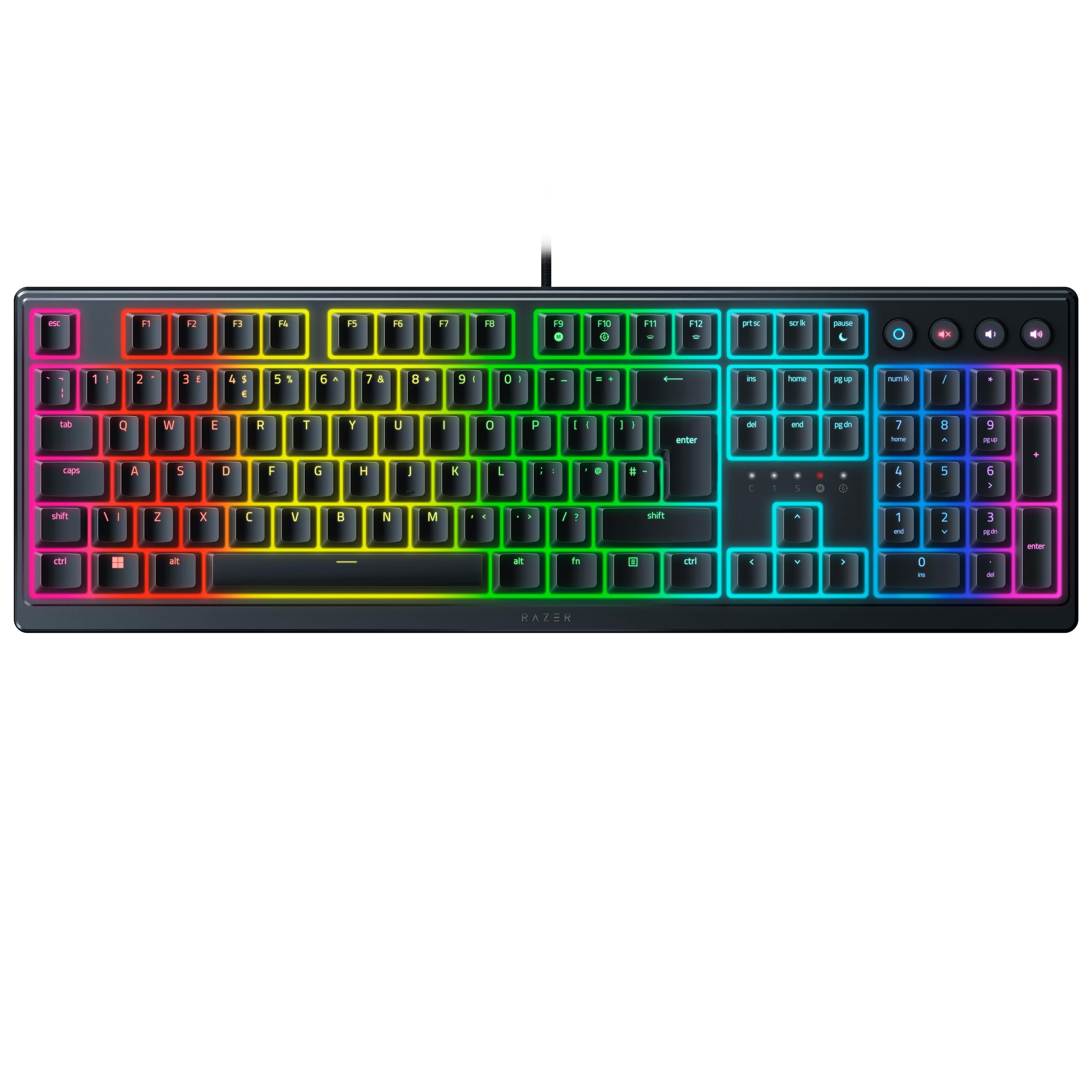 Razer Ornata V3 - Low-profile Mecha-membrane Keyboard with Razer Chroma RGB (Hyb