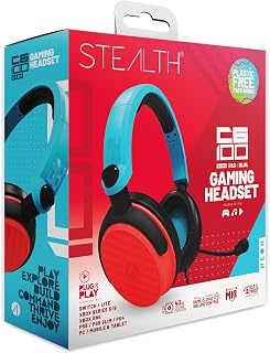 STEALTH C6-100 Gaming Headset Range (Blue/Red)