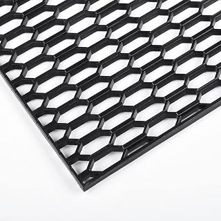 AggAuto 47"x16" ABS Plastic Universal Car Grill Mesh Honeycomb Hole 10x25mm | Automotive Grille Insert Grids Black for Hood Vent, Bumper Front Grill
