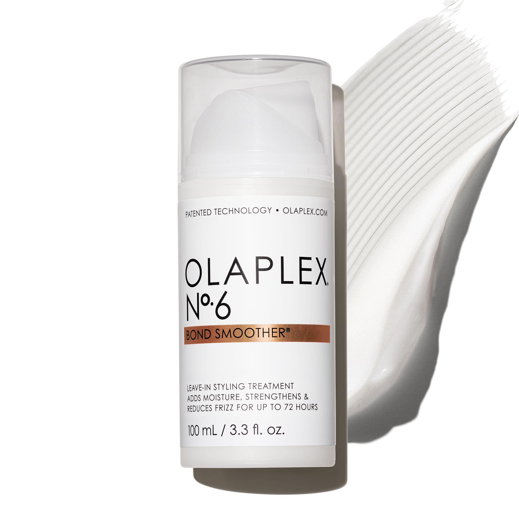 OLAPLEX N°.6 Bond Smoother™ | Leave-In, Anti-Frizz Styling Cream, 100 mL | 72-Ho