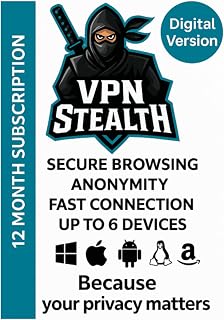 12 Months VPN Subscription For: Firesticks / Fire Tv's / Android / IOS / Windows / Linux - VPN Stealth