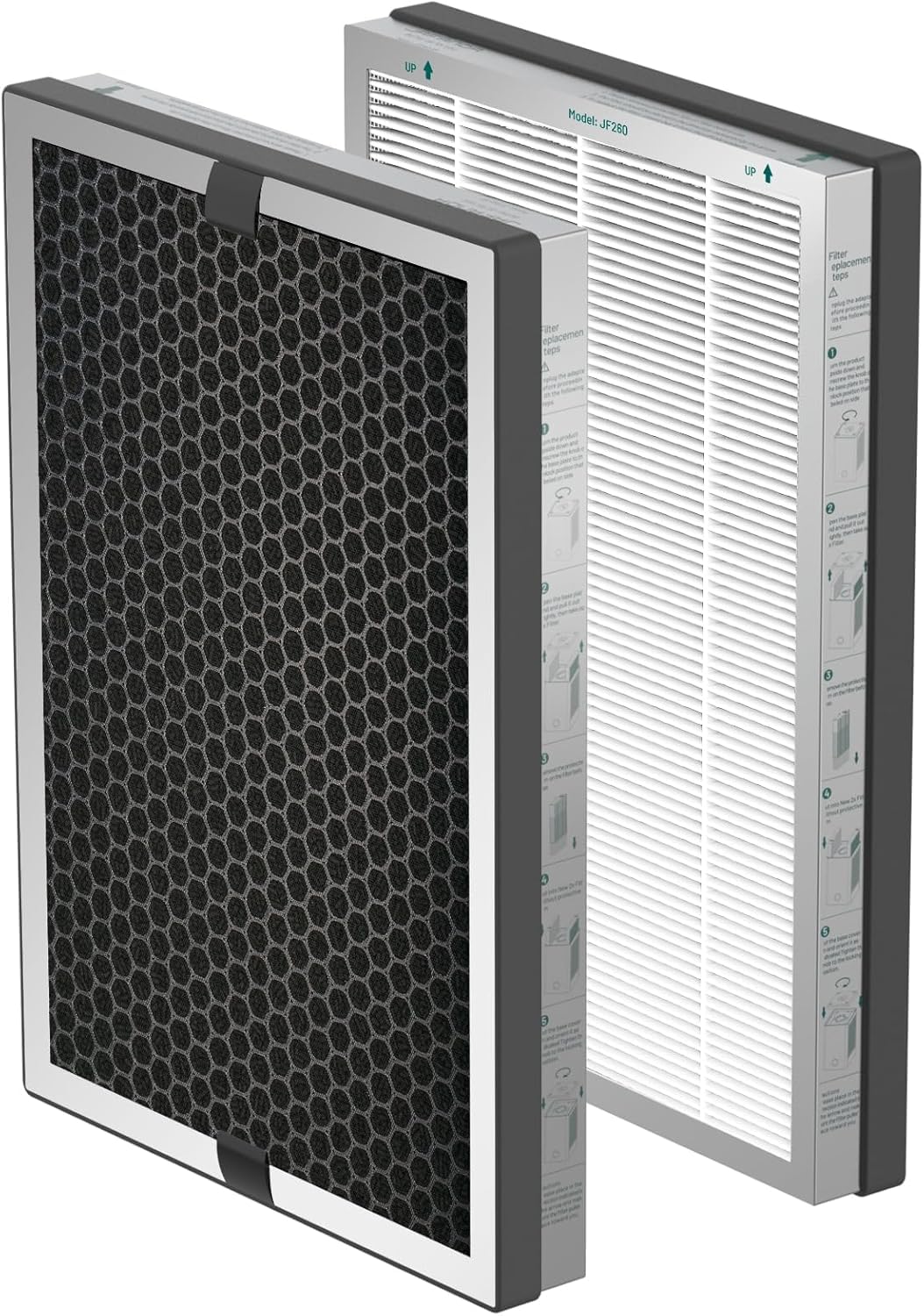 Air Purifier Filter Replacement for JF260,Air Purifiers 2X Filter Replacement, (